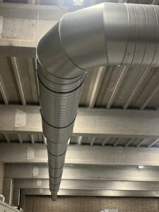 Warmteterugwinning werkplaats